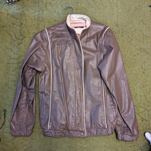 Women's Leather Jacket - Picture 1 of 4